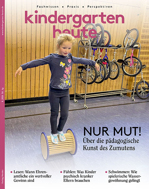 Cover der Fachzeitschrift kindergarten heute, 08/2026